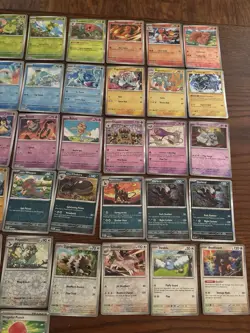 Pokemon TCG Obsidian Flames Holo Reverse Holo 86 Card Lot Near Complete Set - Image 2
