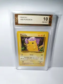Pokemon Pikachu 1999 PGC 10 Gem Mint Card 58/102 - Image 2