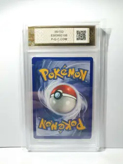 Pokemon Pikachu 1999 PGC 10 Gem Mint Card 58/102 - Image 3
