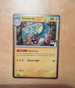 Eelektrik Holo Pokemon Prize Pack Series 8 Promo Pokemon Card NM - Image 1