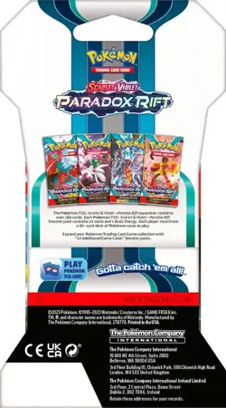 Pokemon - Trading Card Game: Scarlet & Violet - Paradox Rift Sleeved Booster - S - Image 3
