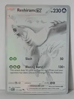Reshiram EX White Flare 173/086 Card Mint Condition - Image 1