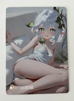 Nahida R-18 Illustration Reluctant Card Set Genshin Impact - Image 1