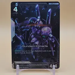 Gundam Kimaris 6002-070 LR Unit Deploy Gundam War TCG Bandai Card 4/4 - Image 1