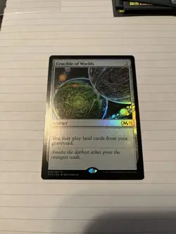 Mtg Crucible of Worlds Foil Core Set 2019 Mint To Near Mint - Image 1