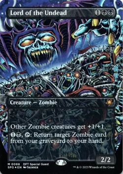 Lord of the Undead FOIL BORDERLESS Special Guests Magic MTG NM - Image 1