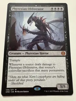 Phyrexian Obliterator Phyrexia: All Will Be One Regular - Image 1