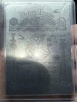 Grim Tutor (Silver Laminate) Foil M Secret Lair Drop Series 365 LP - Image 1