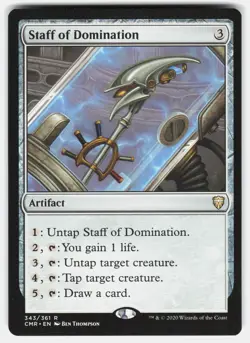 Staff of Domination R Commander Legends 343 NM - Image 1