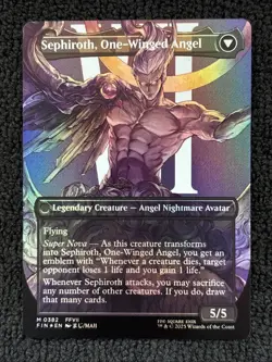 Sephiroth, Fabled SOLDIER (0382) (Borderless) Final Fantasy Foil - Image 2