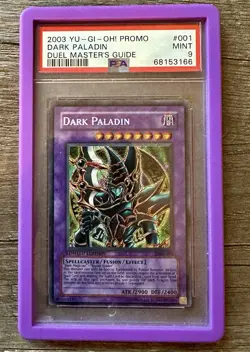 2003 Yu-Gi-Oh! Promo DARK PALADIN DUEL MASTER’S GUIDE # 001 PSA 9 - Image 1