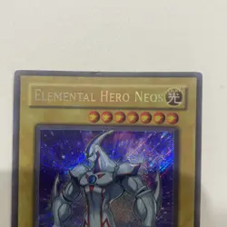 Yugioh Elemental Hero Neos light play secret rare - Image 2
