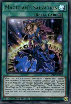 Magician's Salvation Ltd Ed Ultra Rare LART-EN060 Yu-Gi-Oh! - Image 1