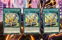 Yugioh! Synchro Overtake DAMA-EN067 1st Edition Secret Rare x3 Playset - Image 1