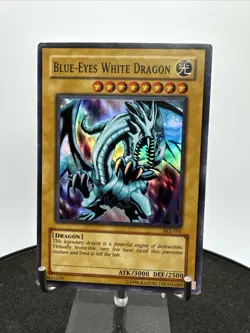 Blue-Eyes White Dragon SKE-001 Super Rare SD Kaiba Evolution 2004 Yu-Gi-Oh! TCG - Image 2