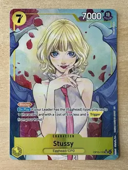 Stussy OP13-110 SR Alternative Art Carrying On His Will One Piece TCG - Image 1