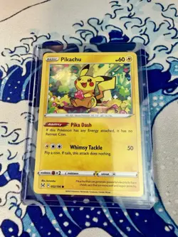 Pokemon TCG Pikachu Sword & Shield Lost Origin 052/196 Cute Single Card NM ⚡ - Image 3