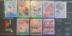 One Piece TCG Card Lot - SRS (8) Leaders (9) & DONs (13) - Image 1