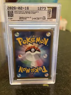 PSA 6 Charmander 001/P McDonald's Promo e-Reader Japanese Pokemon Card 2002 - Image 3