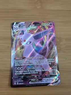 Pokemon TCG Card Espeon VMAX 065/203 Evolving Skies Ultra Rare - NM - Image 1