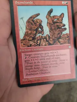 mtg Magic:the Gathering card: stonehands - Image 5