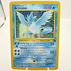 Pokemon TCG Articuno Holo Rare Card Fossil Set 2/62 WOTC - Image 1
