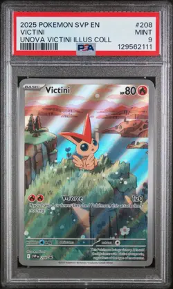 Victini 208 Sv: Scarlet & Violet Promo Cards Holo PSA 9 - Image 1