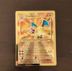 Pokemon Charizard Metal Promo Holo Card 004/102 Celebrations - Image 1