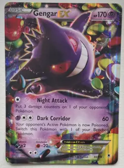 Jumbo Pokemon TCG Gengar EX 034/119 Promo Holo Jumbo Cards Psychic 170 HP Card - Image 1