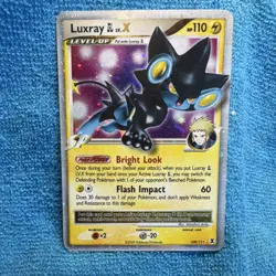 Pokemon Luxray GL Lv.X Ultra Rare Level Up Holo Rising Rivals 109/111 2009 Card - Image 1