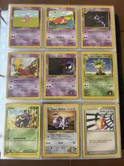 🥇9 Card Lot Pokemon Collection Vintage Fossil Card Team Rocket WOTC Base Set 2 - Image 2