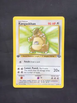 Pokemon Cards: Jungle 1st Edition Rare: Kangaskhan 21/64 - Image 1