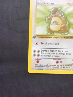 Pokemon Cards: Jungle 1st Edition Rare: Kangaskhan 21/64 - Image 5