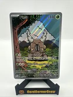 Pokemon TCG Pinsir Twilight Masquerade Holo Card Illustration, 168/167 - Image 1