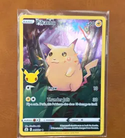 Pokemon Pikachu 005/025 Basic Holo 2021 Nintendo Pokemon TCG Card - Image 1