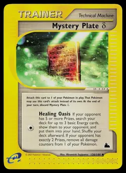 Pokemon Card - Mystery Plate Delta Skyridge 136/144 Uncommon - Image 1