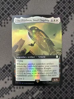 The Prydwen, Steel Flagship 0370 Extended Art Foil Fallout PIP MTG Magic - Image 1