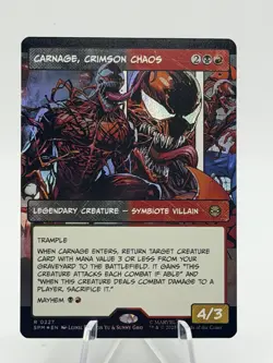 MTG Carnage, Crimson Chaos (Borderless Foil) Marvel's Spider-Man 227 NM - Image 1