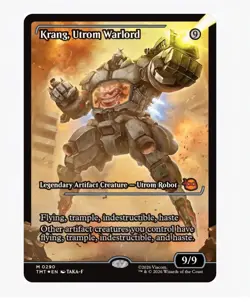 MTG - Krang, Utrom Warlord - Showcase - Foil - Teenage Mutant Ninja Turtles - Image 1