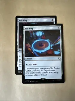X2 MTG Sol Ring PIP 0239 U NM Regular Pair - Image 1