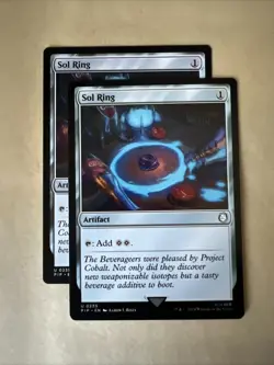 X2 MTG Sol Ring PIP 0239 U NM Regular Pair - Image 2