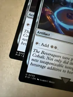 X2 MTG Sol Ring PIP 0239 U NM Regular Pair - Image 3