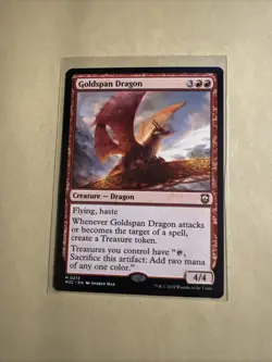 MTG Goldspan Dragon M3C 0212 R NM Regular - Image 1