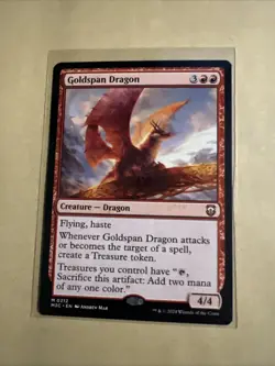 MTG Goldspan Dragon M3C 0212 R NM Regular - Image 2