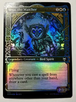 Vega the Watcher MTG Kaldheim Showcase Foil #332 - Image 1