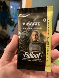 mtg Fallout Collectors Booster Sample Pack sealed new from commander deck - Image 1