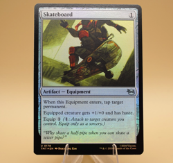 Skateboard | 178 | Uncommon | Foil | TMNT | MTG | Store Promo Eligible - Image 1