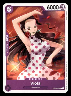 One Piece Heroines Edition #EB03-030 Viola tcg Near Mint or Better - Image 1