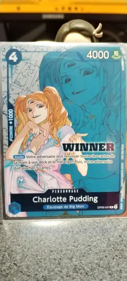 One Piece Charlotte Pudding UP Op06-047 Winner Fr - Image 1