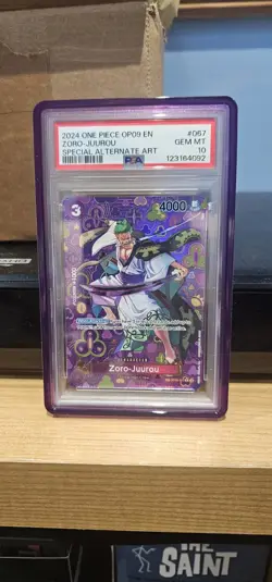 ONE PIECE OP09-EMPERORS IN THE NEW WORLD #067 ZORO-JUUROU SP ALT ART - Image 1